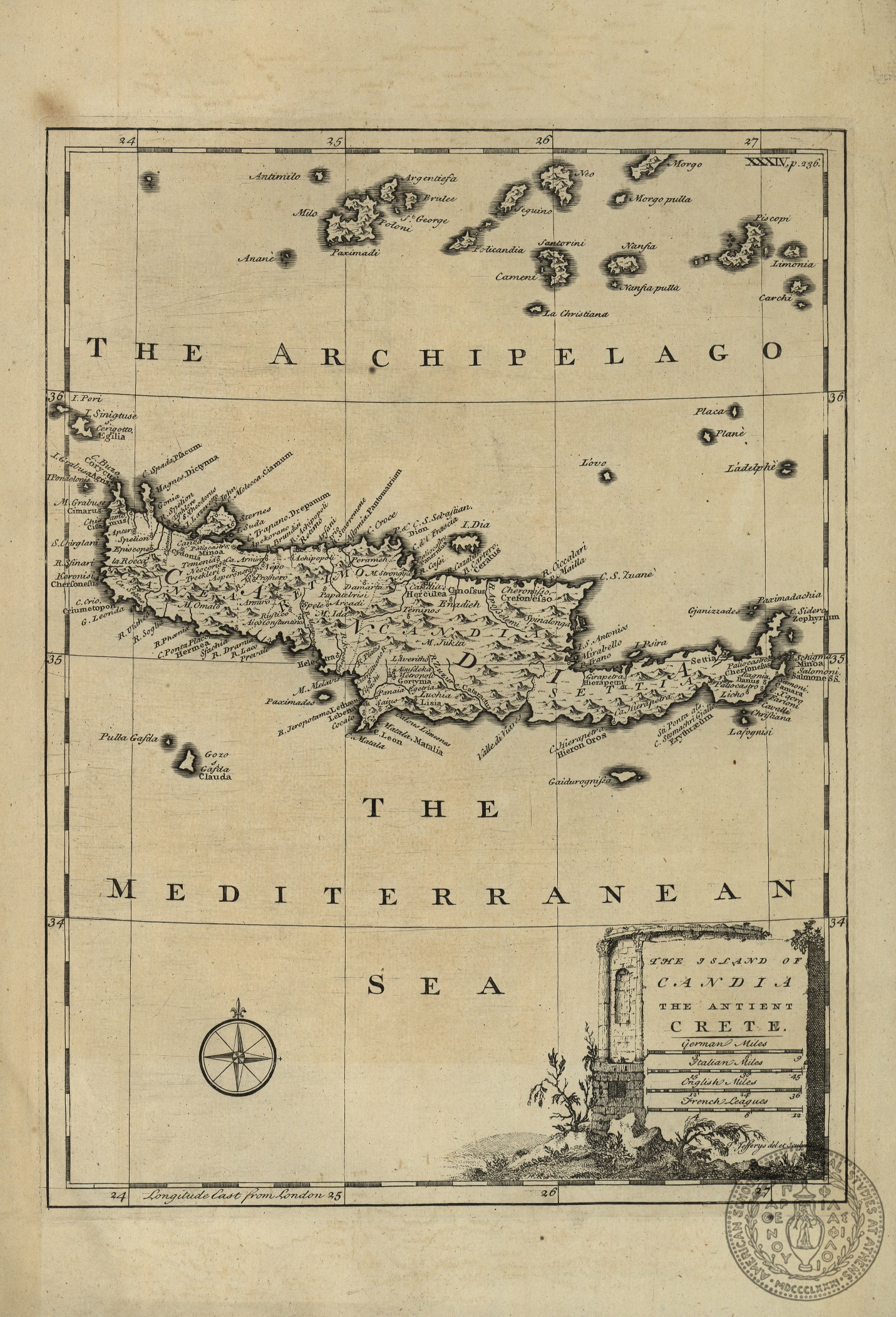 The Island of Candia The Antient Crete.